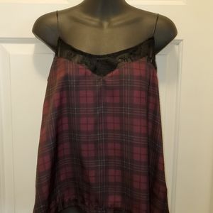 Zara tartan camisole